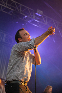 Future Islands,perform at End Of The Road Festival, Larmer Tree Gardens, Salisbury, 6th September 2015