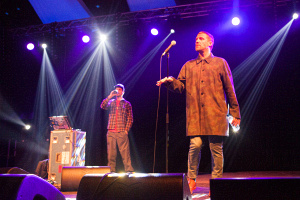 Sleaford Mods,Headline the Big Top stage,End Of The Road Festival, Larmer Tree Gardens, Salisbury, 5th September 2015