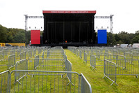 Set Up Shots of the first ever outdoor large scale socially distanced show - Virgin Money Utility Arena, Newcastle upon Tyne, U.K. - 10 August 2020